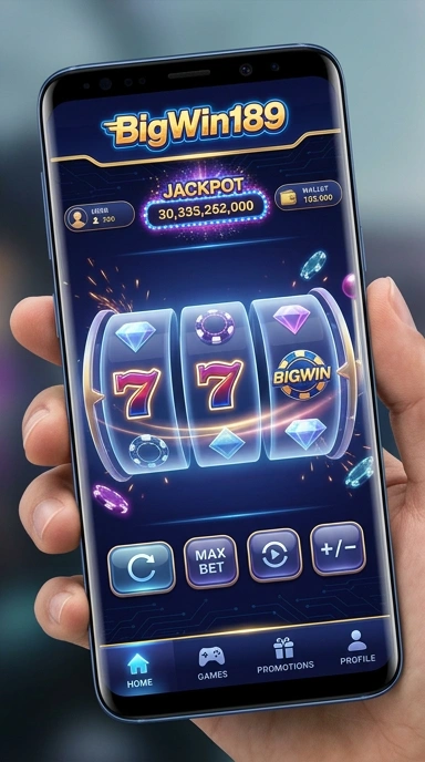 Pratinjau antarmuka bigwin189 — aplikasi APK resmi Android v5.4.7